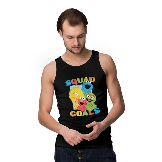 Sesame Street Squad Goals Tank Tops