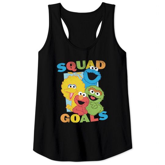 Sesame Street Squad Goals Tank Tops