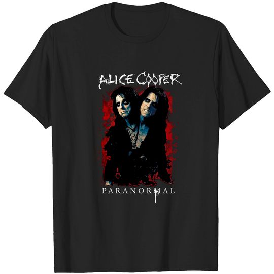 Alice Cooper Unisex Tee: Paranormal Splatter