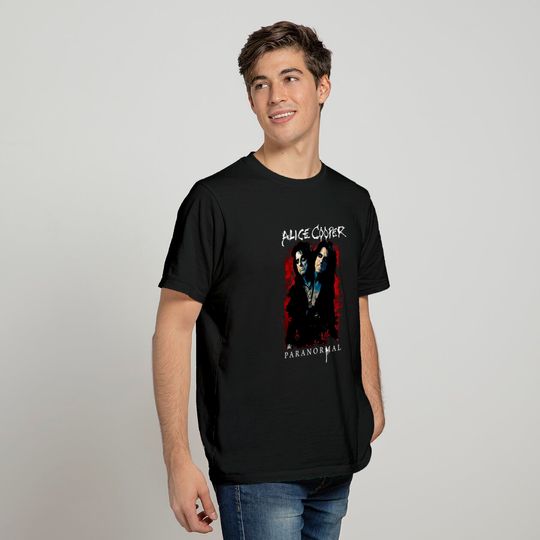 Alice Cooper Unisex Tee: Paranormal Splatter