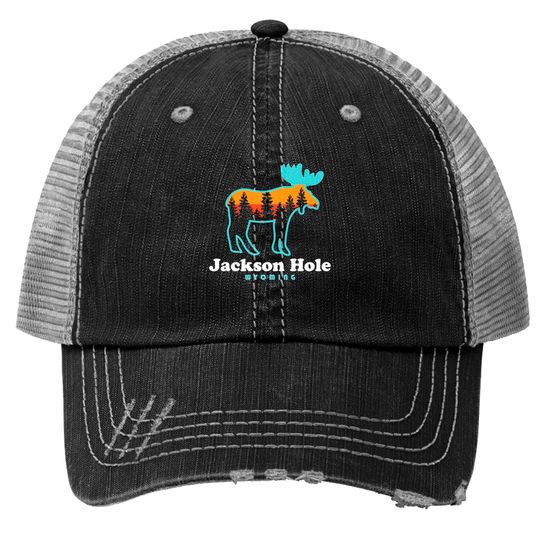 Jackson Hole Wyoming - Jackson Hole - Trucker Hats