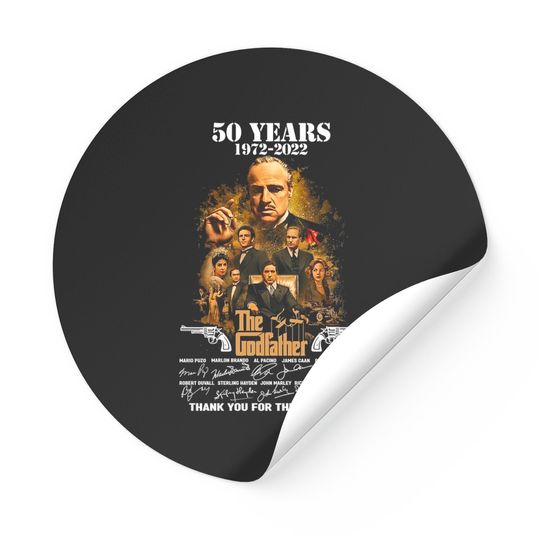 The Godfather 2022 Anniversary Signature Vintage Stickers