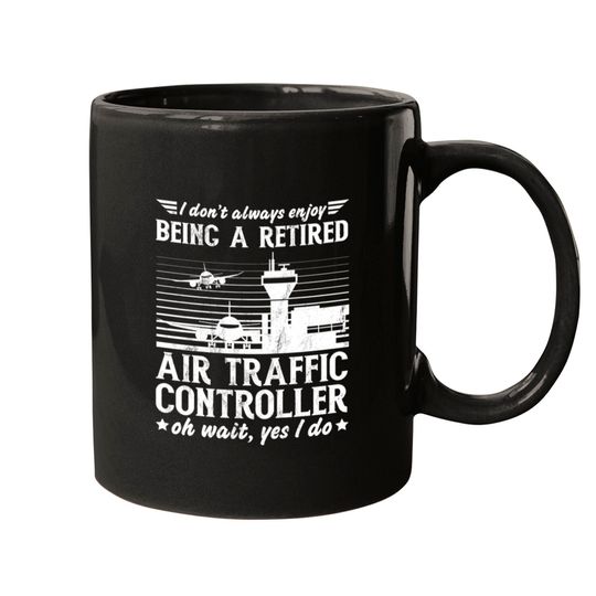 Discover Funny Retired Air Traffic Controller Radar Mugs
