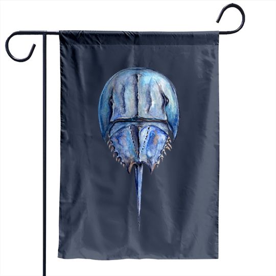 Blue Horseshoe Crab - Horseshoe Crab - Garden Flags