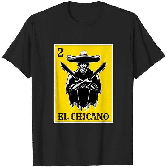 Mexican Lottery Shirts for Men | Chingon Cholo El Chicano T-Shirt