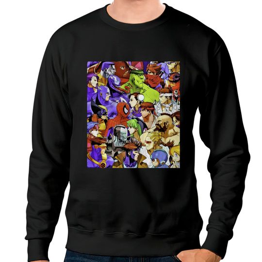 Marvel VS Capcom Arcade Sweatshirts