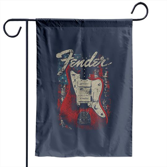 Fender Unisex Garden Flag: Distressed Guitar