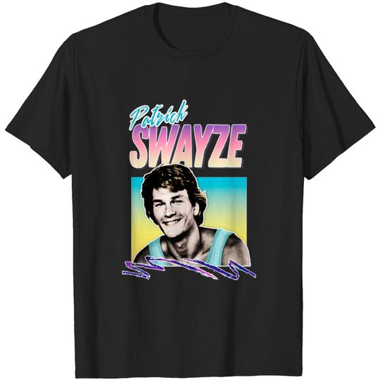 Patrick Swayze Retro 90s Styled Fanart Essential T-Shirt
