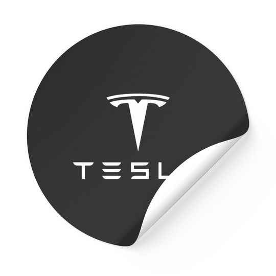tesla logo Stickers