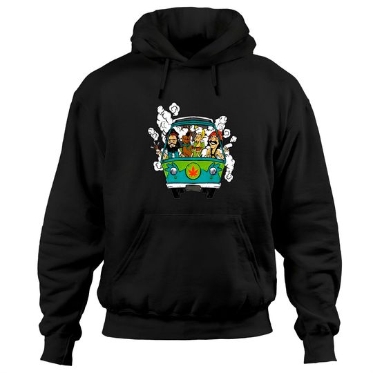 Cheech And Chong With Scooby Smoke Hoodies, Cheech And Chong Tee Shirt