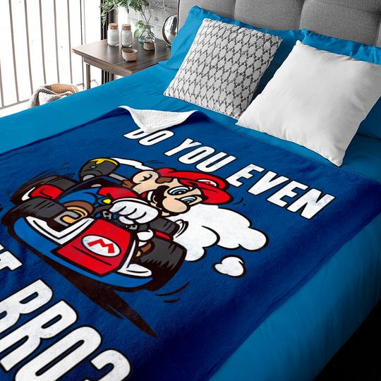 Mario Baby Blankets Nintendo Mario Kart Do You Even Drift Bro Graphic
