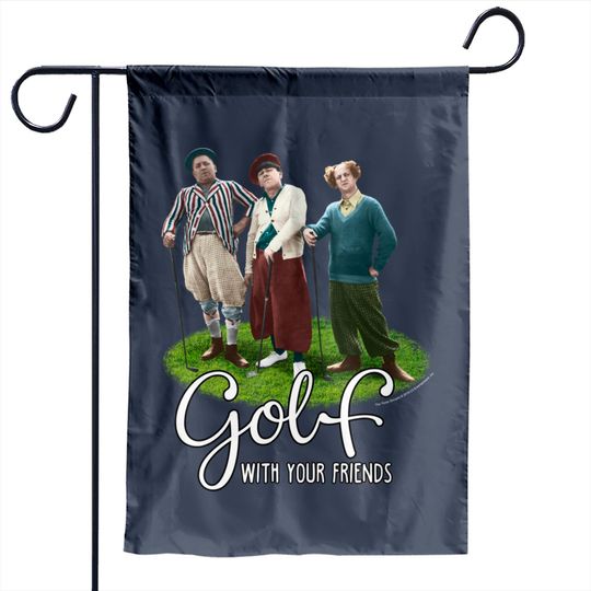 The Three Stooges Golf With Your Friends Garden Flags