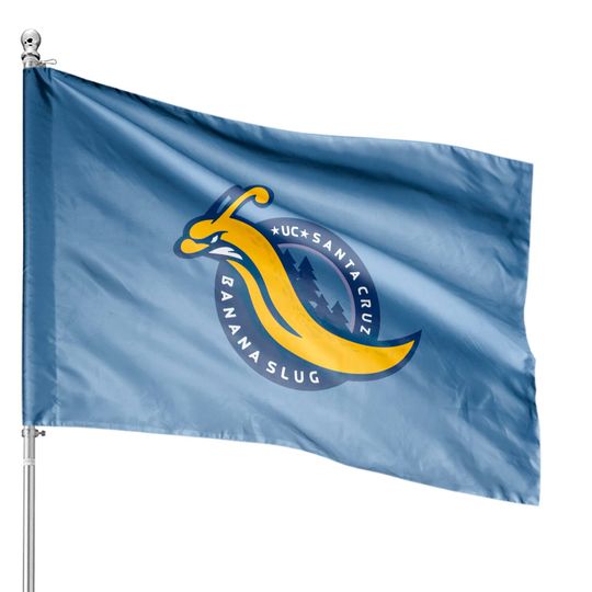 Santa Cruz Banana Slugs - Uc Santa Cruz Banana Slugs - House Flags