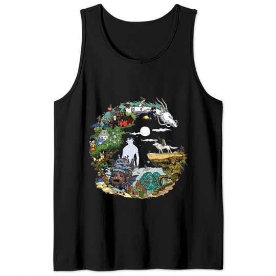 Totoro Studio Ghibli Harajuku Tank Tops