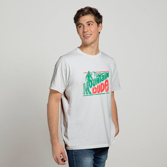 Mountain Dude, distressed - Sasquatch - T-Shirt