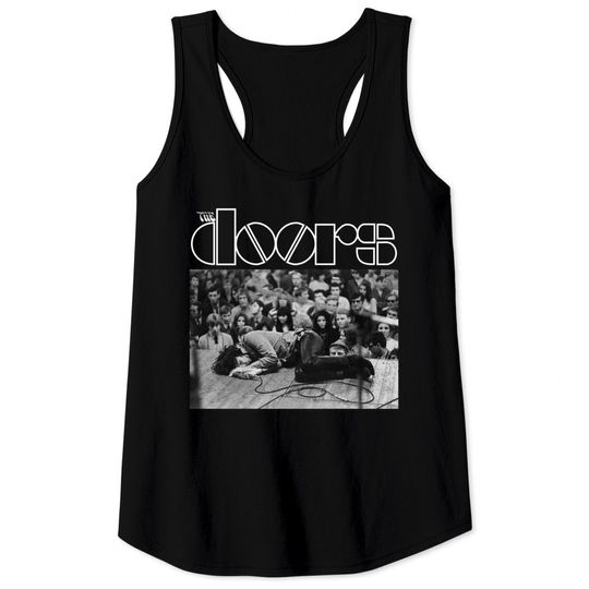 The Doors Jim Morrison Lying on Stage Tee Tank Tops