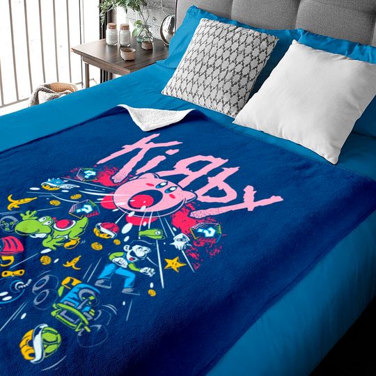 Kirby Retro Baby Blankets