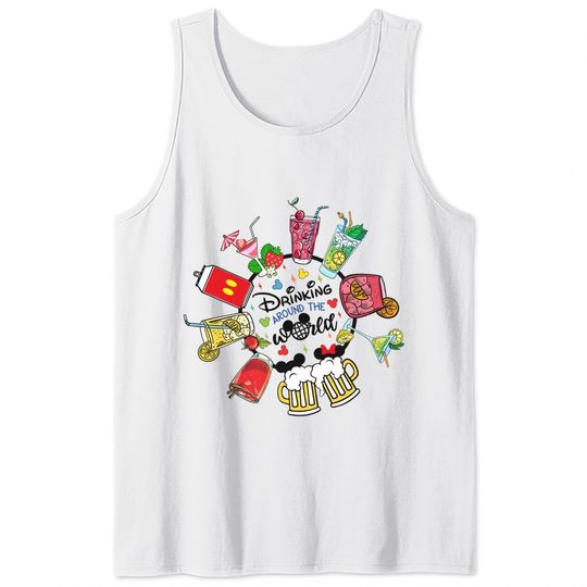Drinking around the World, Snacking around the world, Disney Epcot Tank Tops