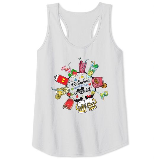 Drinking around the World, Snacking around the world, Disney Epcot Tank Tops