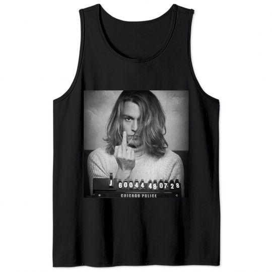 Johnny Depp Blow Mugshot Tank Tops Johnny Depp Tank Tops
