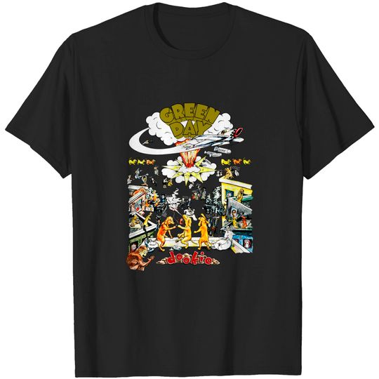 Green Day 1994 Dookie Live Tour Punk Rock Official Tee T-Shirt