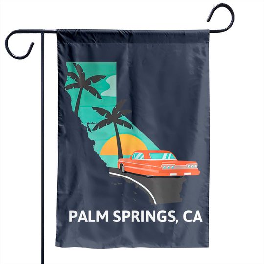 Palm Springs, CA - Palm Springs - Garden Flags