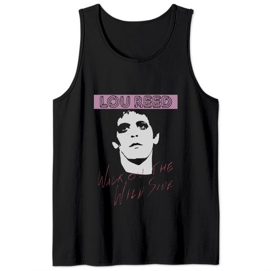 Lou Reed Unisex Tank Tops: Walk On The Wild Side