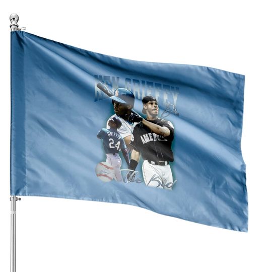 Ken Griffey Jr. Vintage House Flags