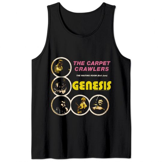Genesis Rock Band The Carpet Crawlers Tank Tops