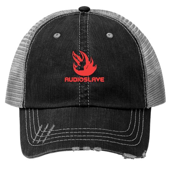 AUDIOSLAVE Rock Band Logo Trucker Hats