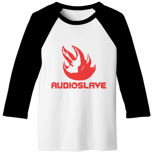AUDIOSLAVE Rock Band Logo Baseball Tees