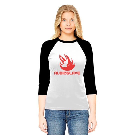 AUDIOSLAVE Rock Band Logo Baseball Tees