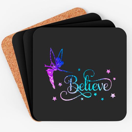 tinkerbell believe, funny tinkerbell Coasters