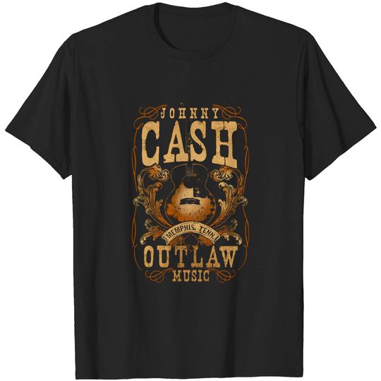 JOHNNY CASH OUTLAW USIC - Johnny Cash - T-Shirt