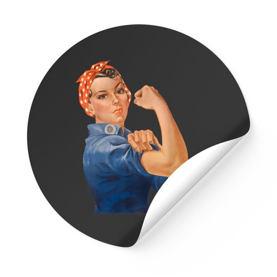 Rosie The Riveter Sticker We Can Do It Feminist Retro Stickers