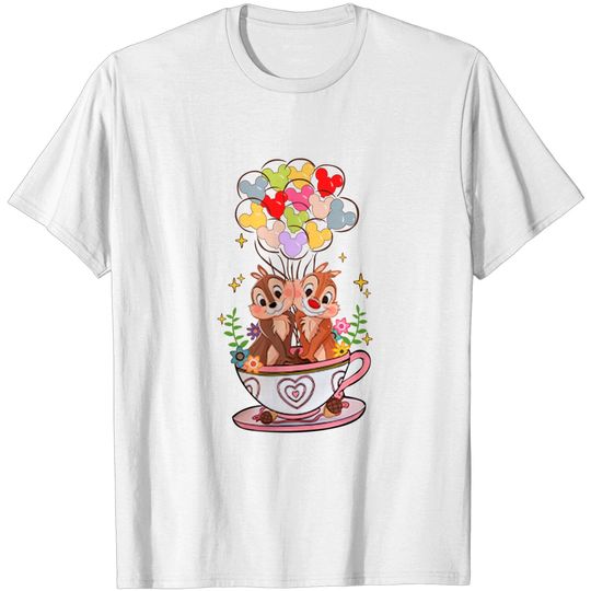 Chip n Dale T-shirt, Disney Balloon shirts, Disney Trip Shirt, Mickey Balloon T-Shirt, Disneyland Shirts, Disney Vacation Tee