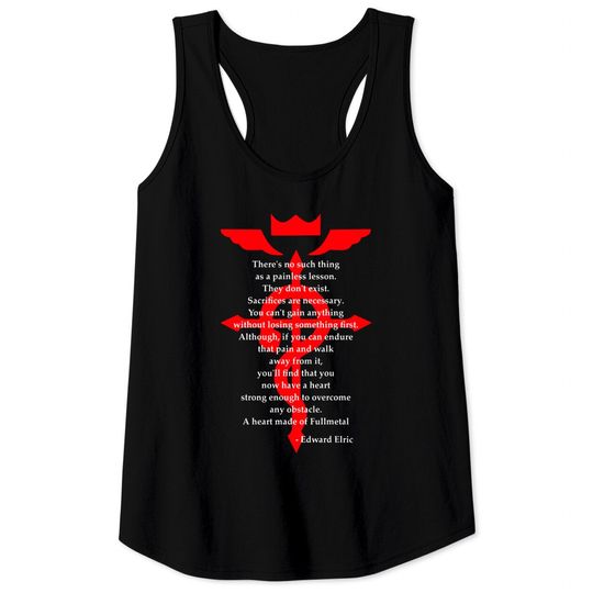 Fullmetal Heart - Fullmetal Alchemist - Tank Tops