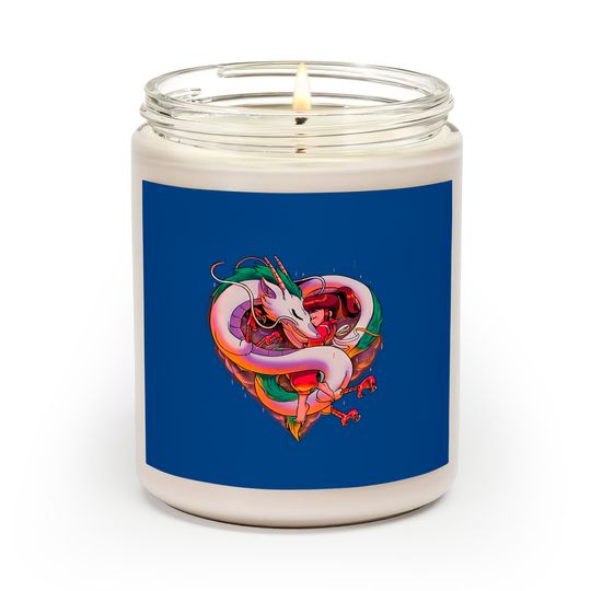 Studio Ghibli Anime Spirited Away Haku Dragon, Chihiro, Spirited Away Scented Candles, Anime Scented Candles