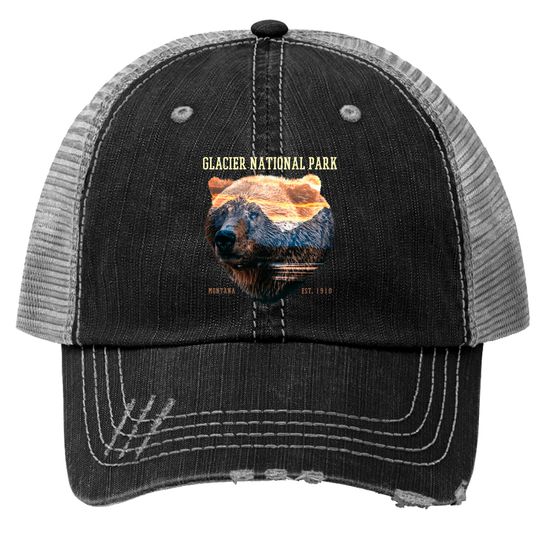 Glacier national park - Glacier National Park - Trucker Hats