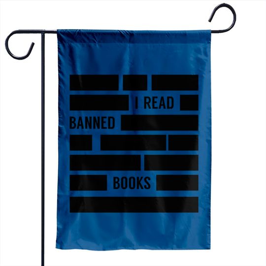 I Read Banned Books | Banned Books Week 2022 Classic Garden Flags