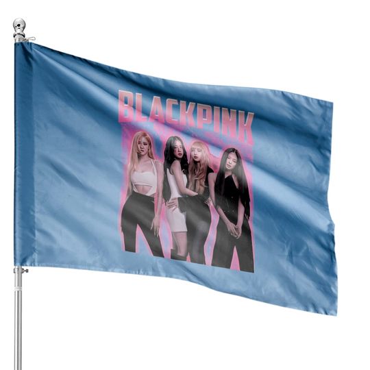 BLACKPINK House Flags, Kpop Rock House Flags, Blackpink (Kpop) Merch, Blackpink Merch for Blinks, Streetwear House Flags