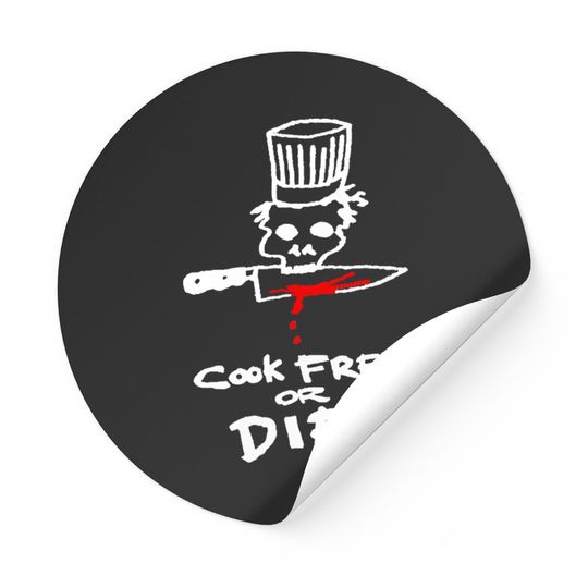 Bourdain Cook Free Or Die - Master Chef Bood Kings Confindental - Stickers