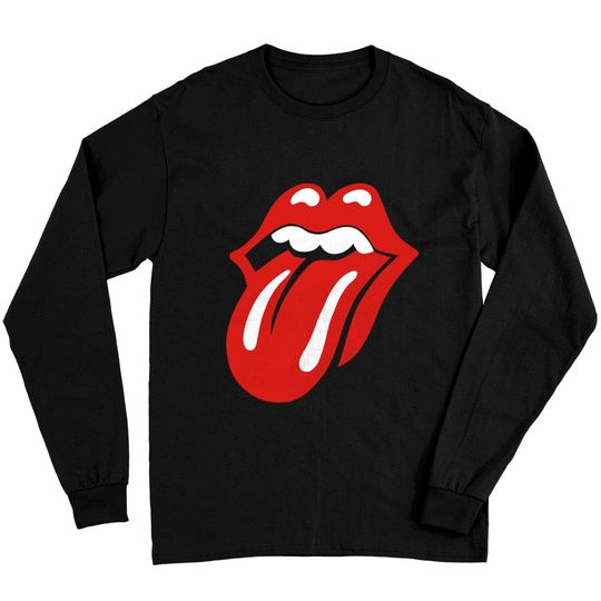 The Rolling Stones Classic Tongue Logo Rock Tee Long Sleeves