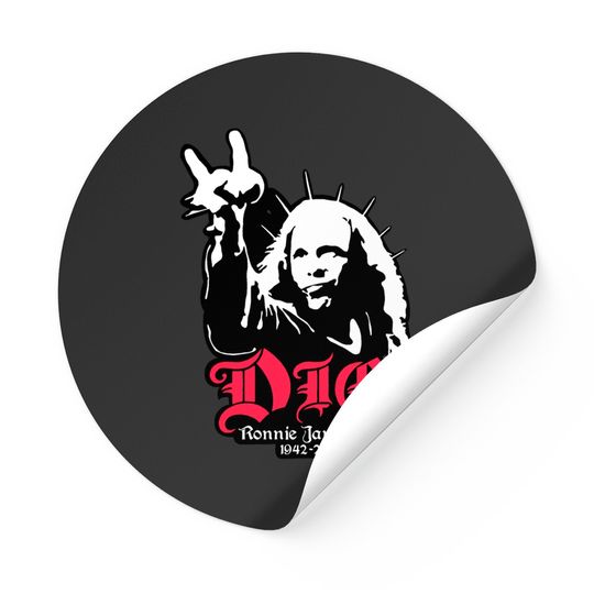 Ronnie James Dio Sticker Classic Guys Unisex Sticker Sticker Sticker Classic Stickers