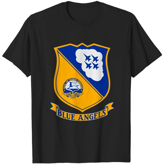 Blue Angels US Navy Squadron Vintage Insignia - Blue Angels - T-Shirt