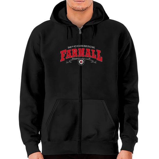 Farmall Western International Harvester IH Zip Hoodies