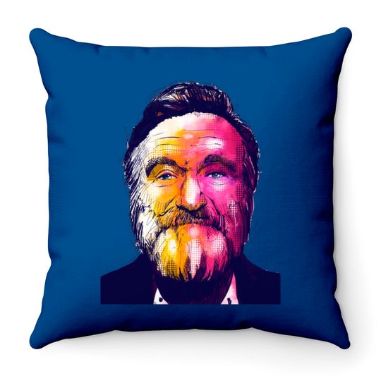 Robin Williams Tribute - Robin Williams - Throw Pillows