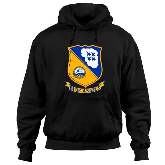 Blue Angels US Navy Squadron Vintage Insignia - Blue Angels - Hoodies