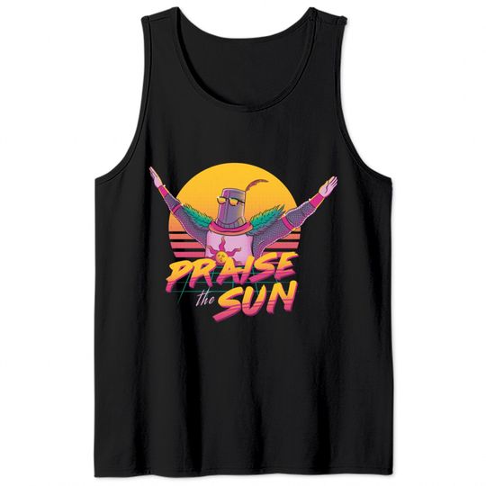Praise The Sun Dark Souls Tank Tops