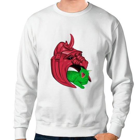 Cringer became the Mighty Battle Cat...oh wait. - He Man Masters Of The Universe - Sweatshirts